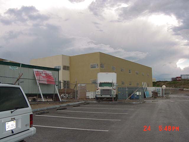 Another view of the Classroom Building. There was just too many things in the way.